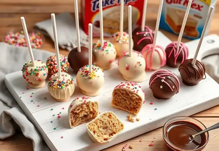 Easy Cake Popsicles Recipe: How to Make Birthday Cake on a Stick