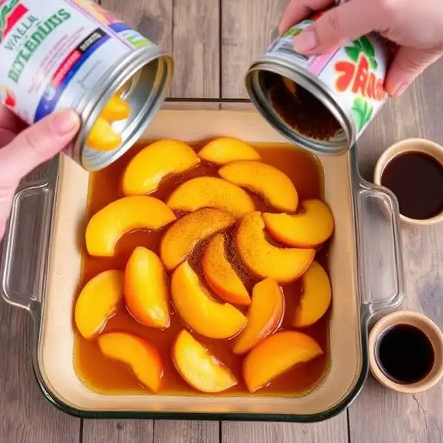 peach cobbler recipe with cake mix