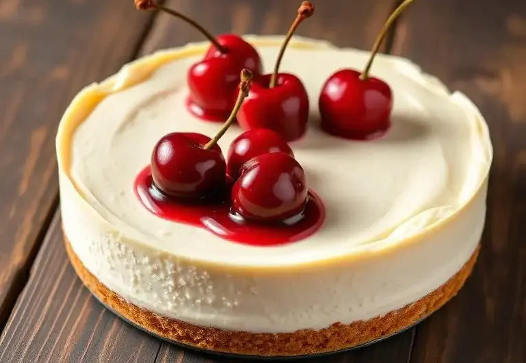 Cherry Cheesecake Recipe – Creamy No-Bake Delight