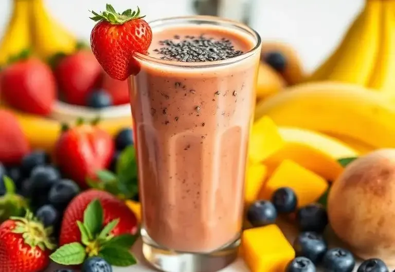Chia Seeds in Fruit Smoothies: The Café-Style Recipe You Need