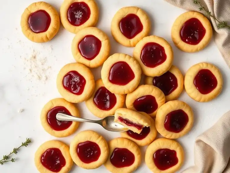 recipe for thumbprint cookies